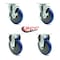 Service Caster Cambro UPCS400CK Ultra Pan Carrier Caster with 2 Rigid Replacement Set - SCC CAM-SCC-20S514-PPUB-BLU-TLB-2-R514-2 - alternate 7